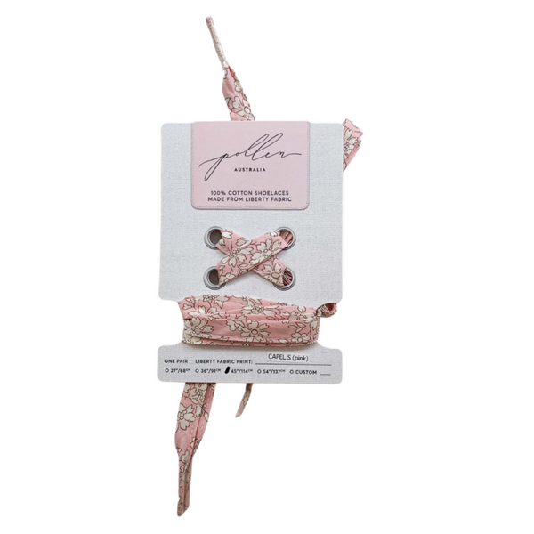 Liberty Laces - Capel S - Pink - Gertrude and the King