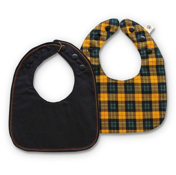Jamie Reversible Luxe bib - Gertrude and the King