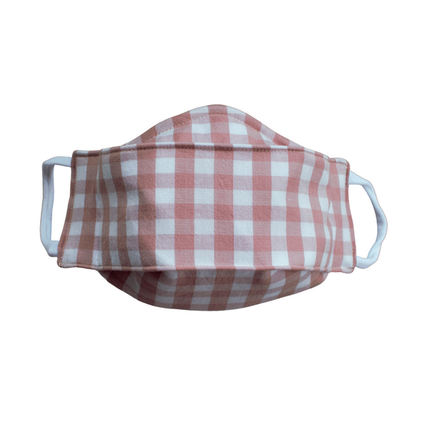 Rose Gingham 3D Face Mask - Gertrude and the King